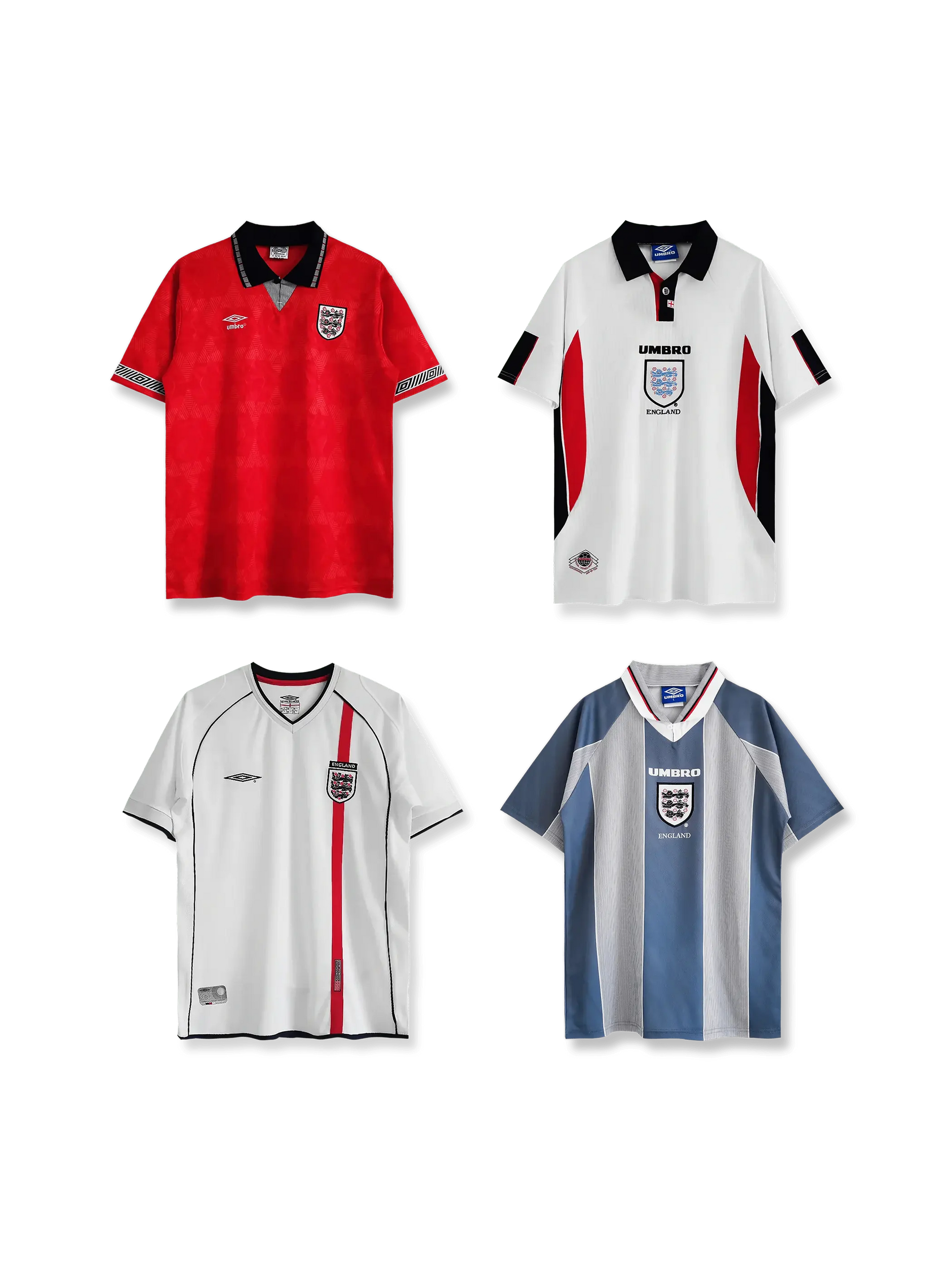 England サッカー ユニフォーム　　　3 イングランド代表 ユニフォーム｜Three Lionsの誇り｜クラシック＆最新