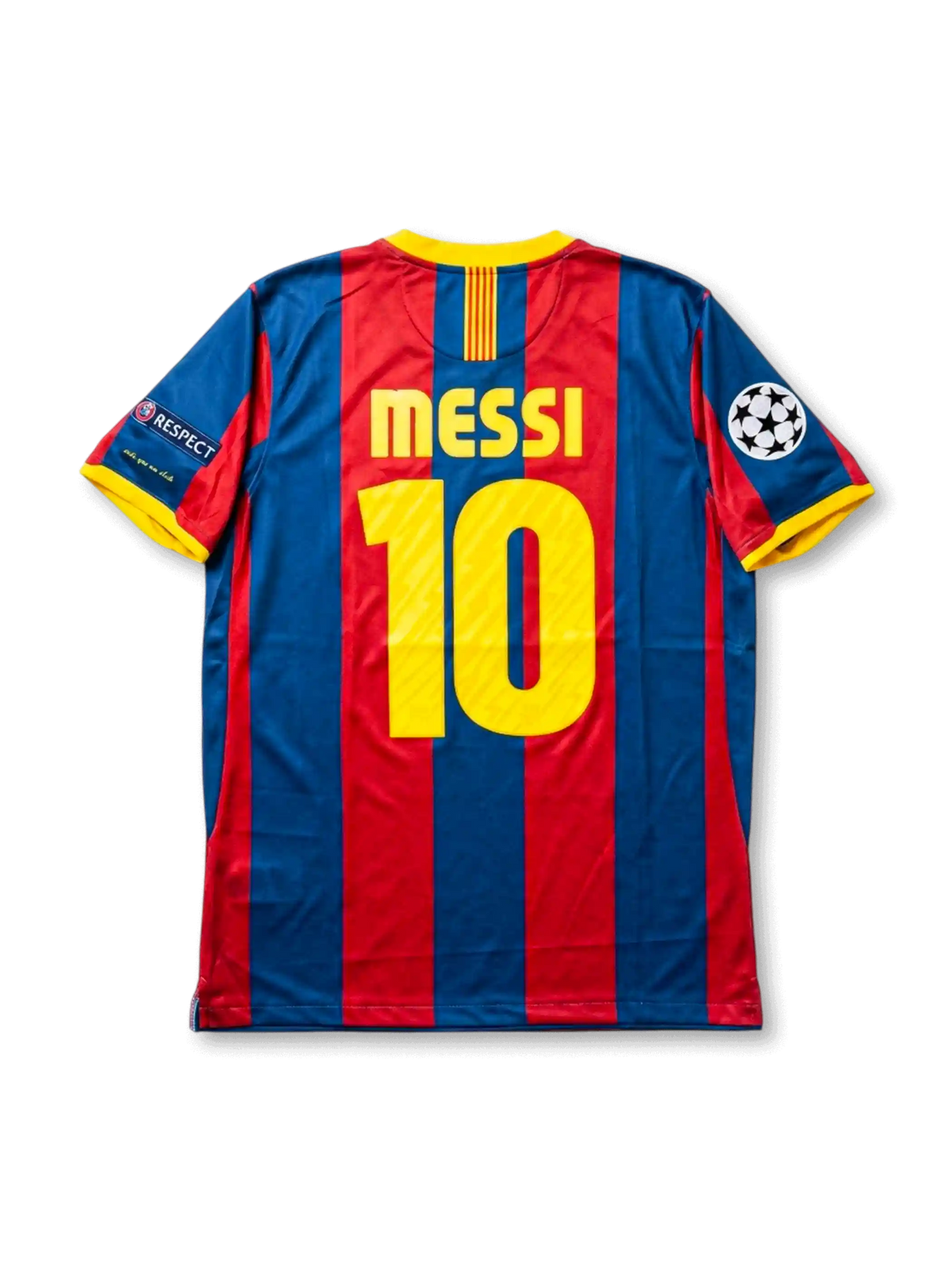 FCバルセロナ 2010-11 UEFAチャンピオンズリーグ決勝ロンドン大会 ホームジャージ メッシ10番 フロント