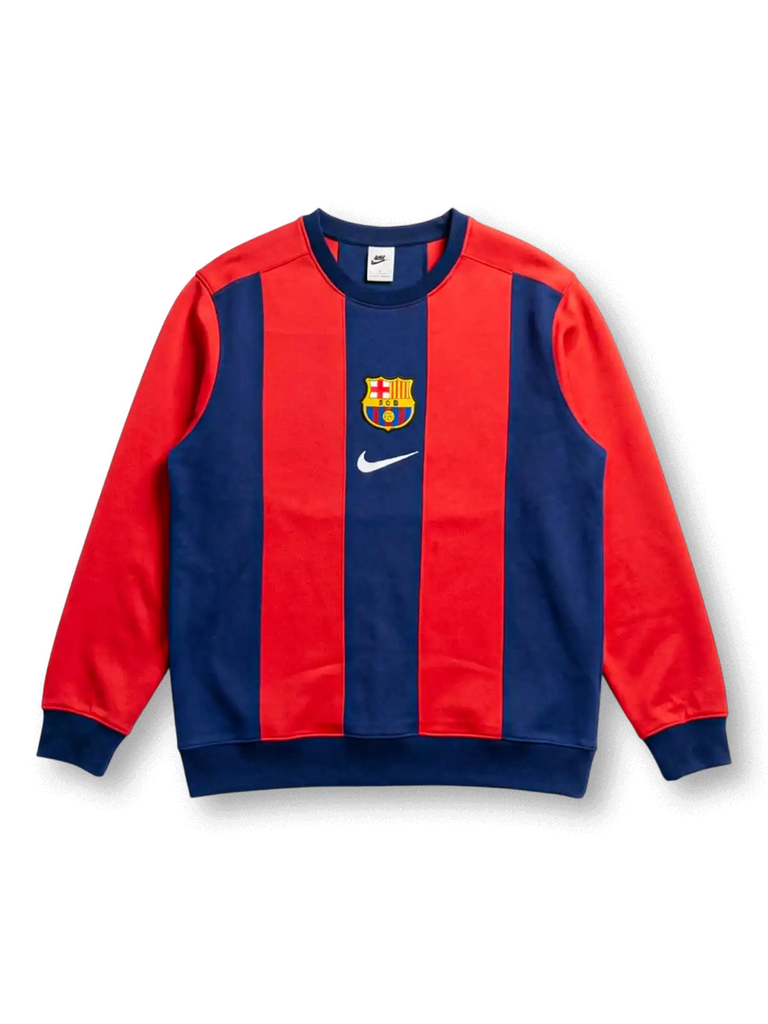 FCバルセロナ × Nike Sportswear ストライプ クルーネック スウェット
