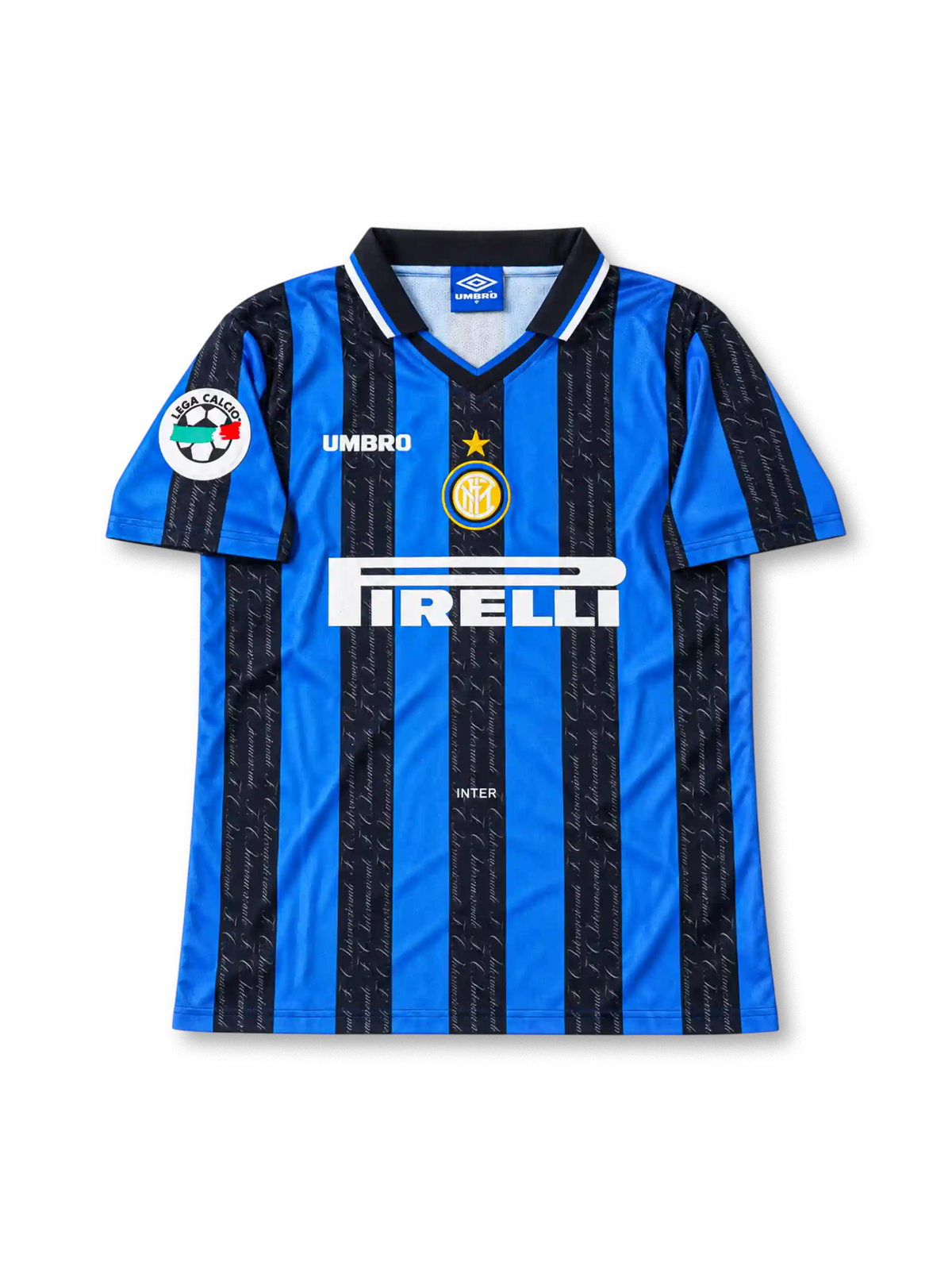 インテル 1997/98 ホームユニフォーム LEGA CALCIOパッチ付き ロナウド背番号10