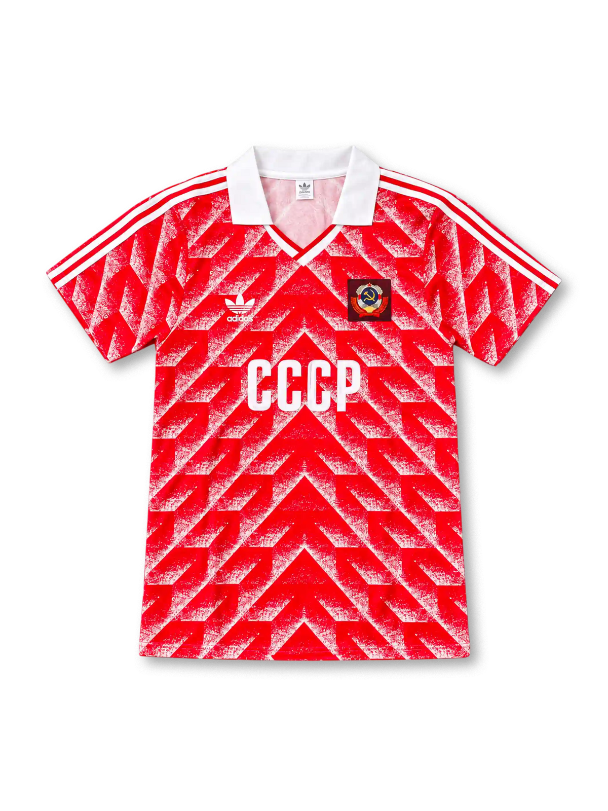 ソビエト連邦代表 1988 ホームユニフォーム レッド ジオメトリック柄 CCCP adidas