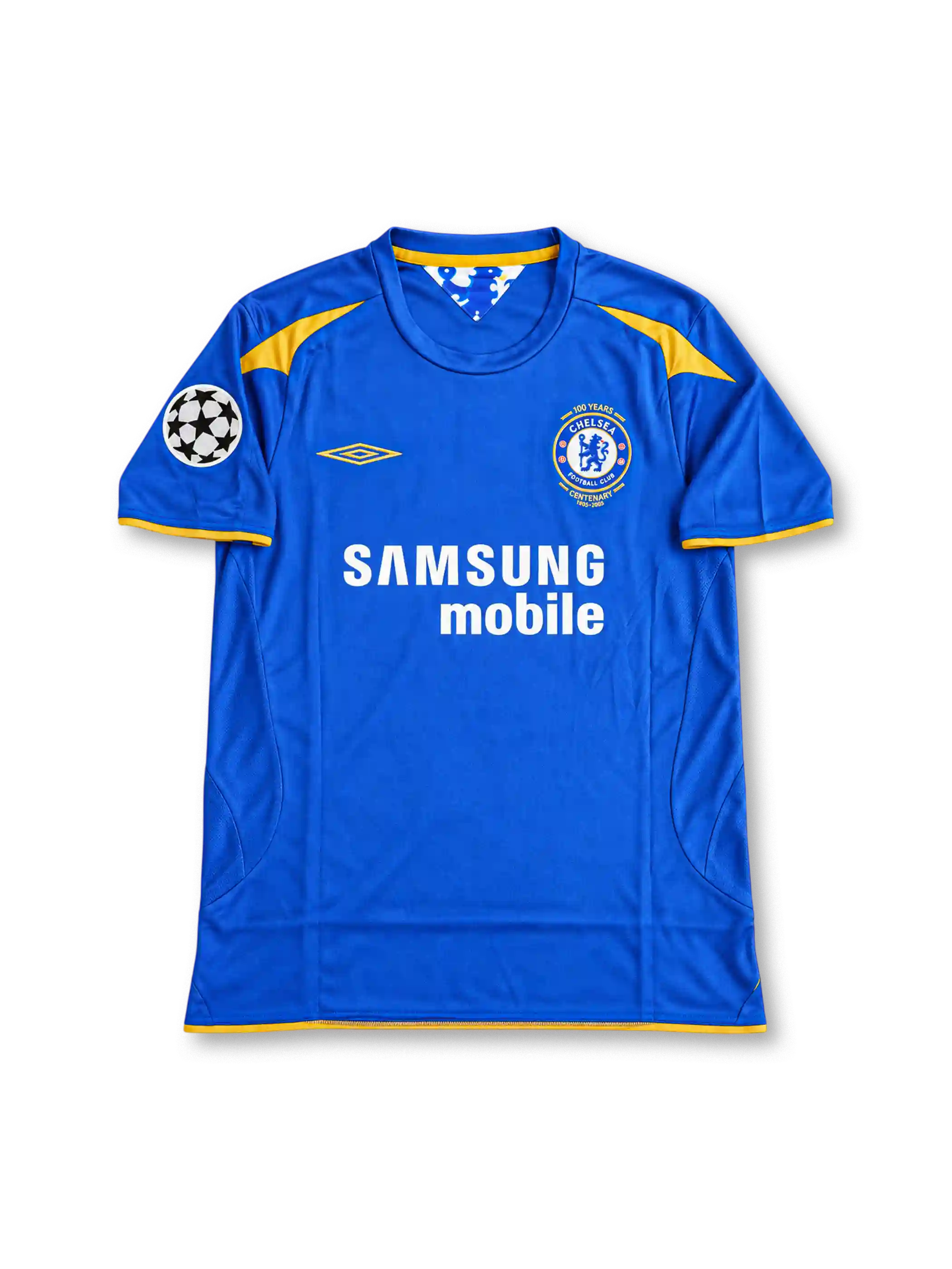 2005/06 チェルシー ホームユニフォーム ランパード8番 ブルー センテナリー SAMSUNG mobile Umbro