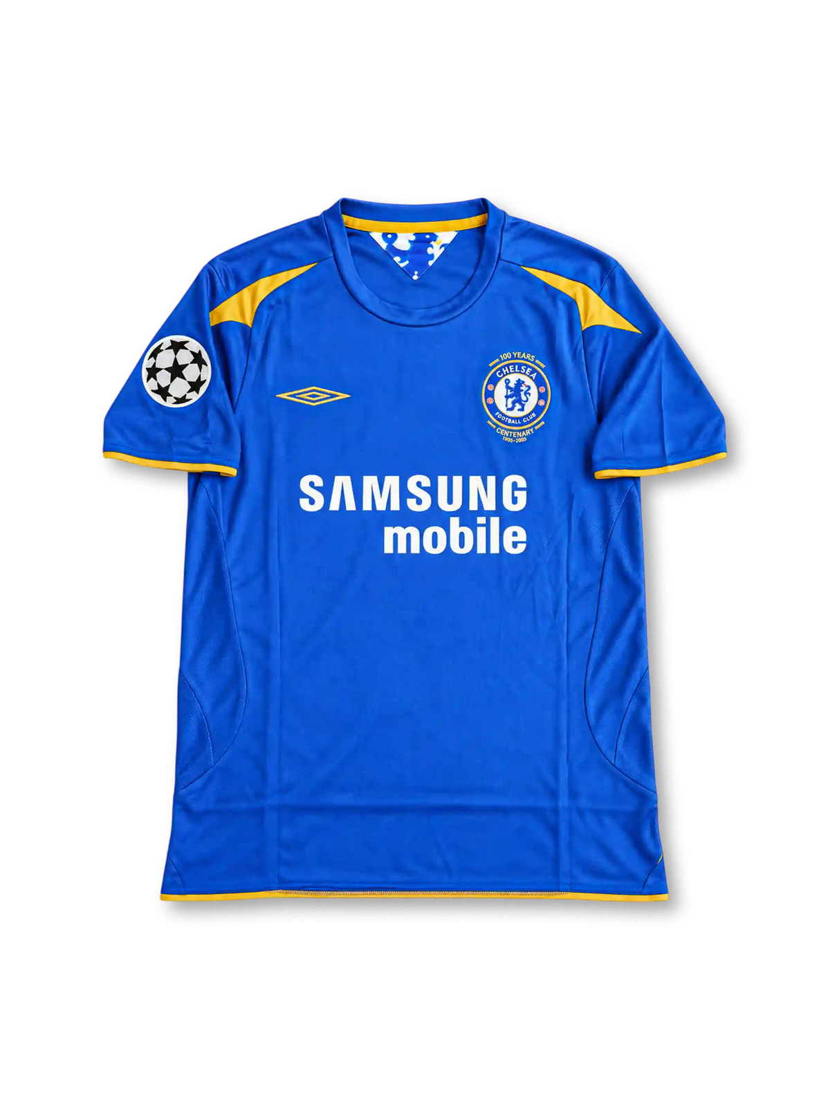 2005/06 チェルシー ホームユニフォーム ランパード8番 ブルー センテナリー SAMSUNG mobile Umbro