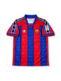 1996/97 FCバルセロナ ホームユニフォーム ロナウド9番 ブルー ガーネット ストライプ Kappa