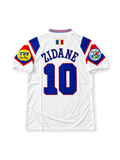 1996 フランス代表 アウェイユニフォーム ジダン10番 ホワイト トリコロール ユーロ96 adidas