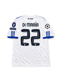 2010/11 レアル・マドリード ホームユニフォーム ディ・マリア22番 ホワイト ブルー bwin.com チャンピオンズリーグ