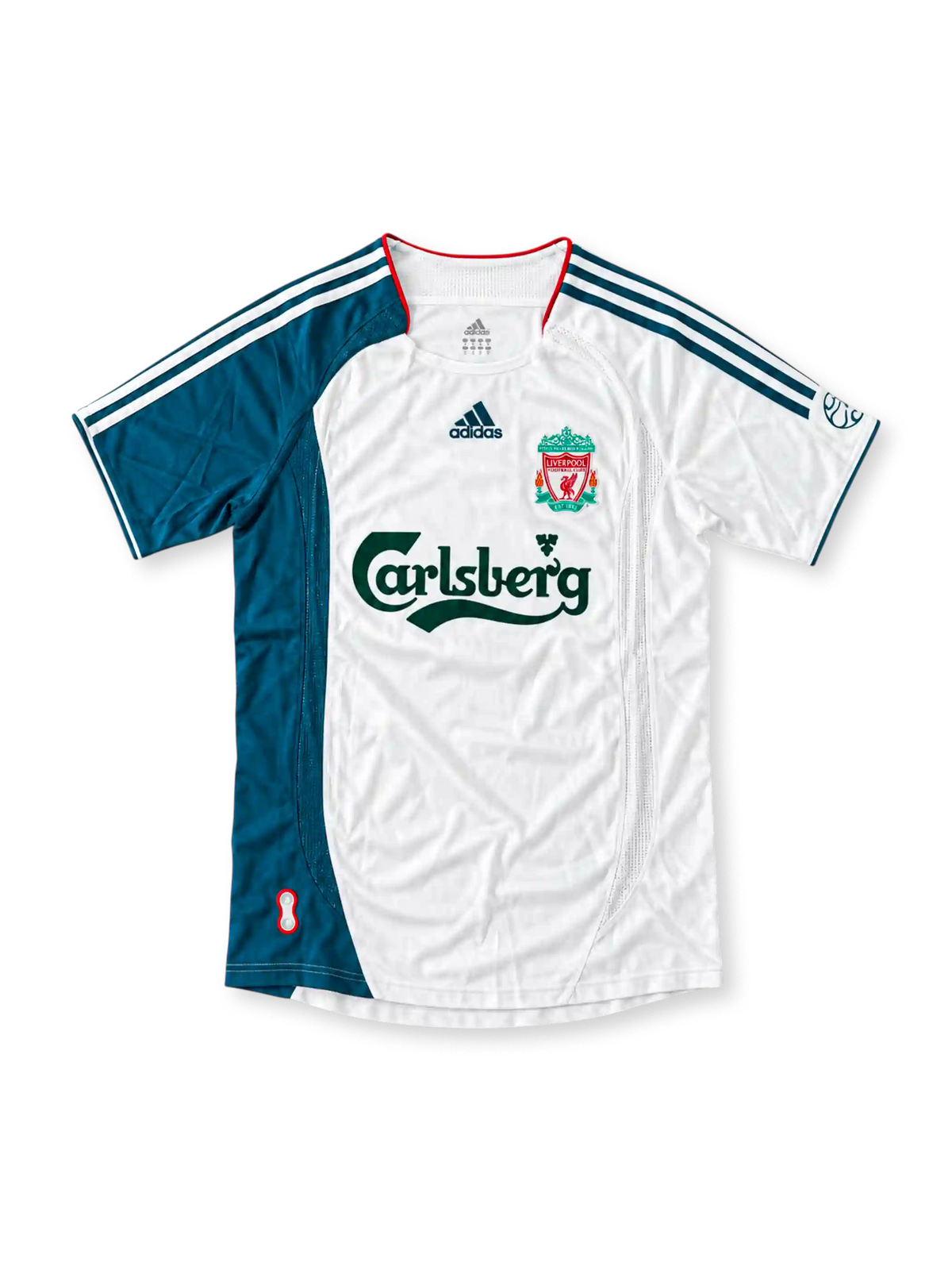 2006/07 リヴァプール サードユニフォーム ジェラード8番 ホワイト ティール Carlsberg adidas