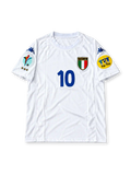 イタリア代表 2000 アウェイユニフォーム 白 ユーロ2000パッチ付き デル・ピエロ背番号10