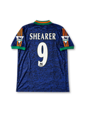 ニューカッスル・ユナイテッド 1996/97 アウェイユニフォーム ネイビーにオレンジとグリーンのライン シアラー背番号9