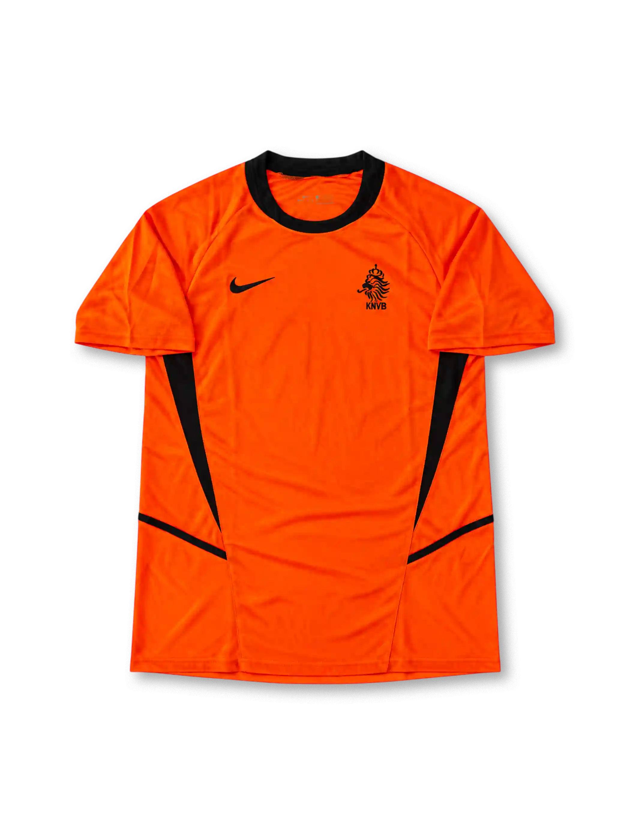 2002-04 オランダ代表 ホームユニフォーム オレンジ ブラック Nike KNVB