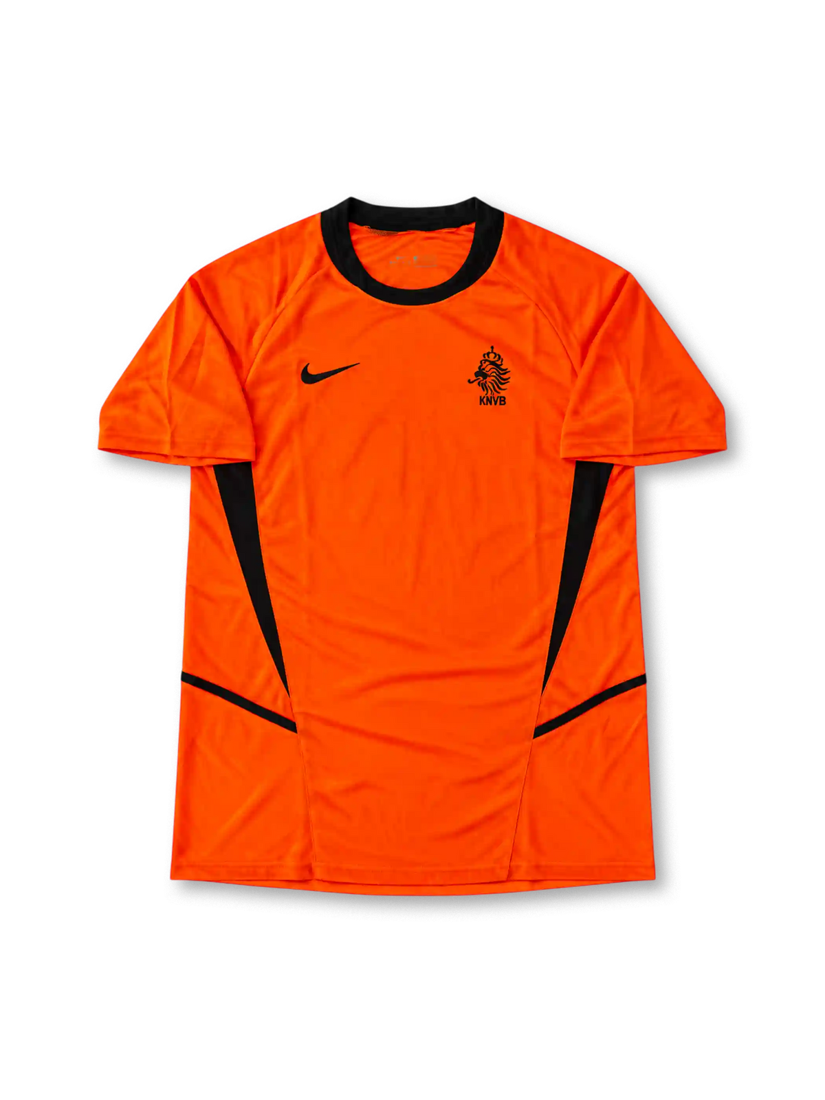 2002-04 オランダ代表 ホームユニフォーム オレンジ ブラック Nike KNVB