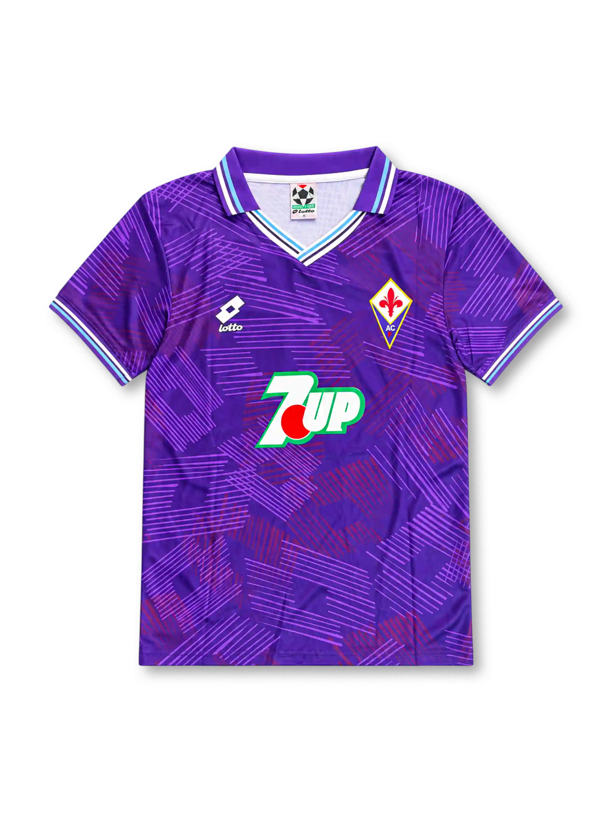 1992/93 フィオレンティーナ ホームユニフォーム バティストゥータ9番 パープル 7UP lotto