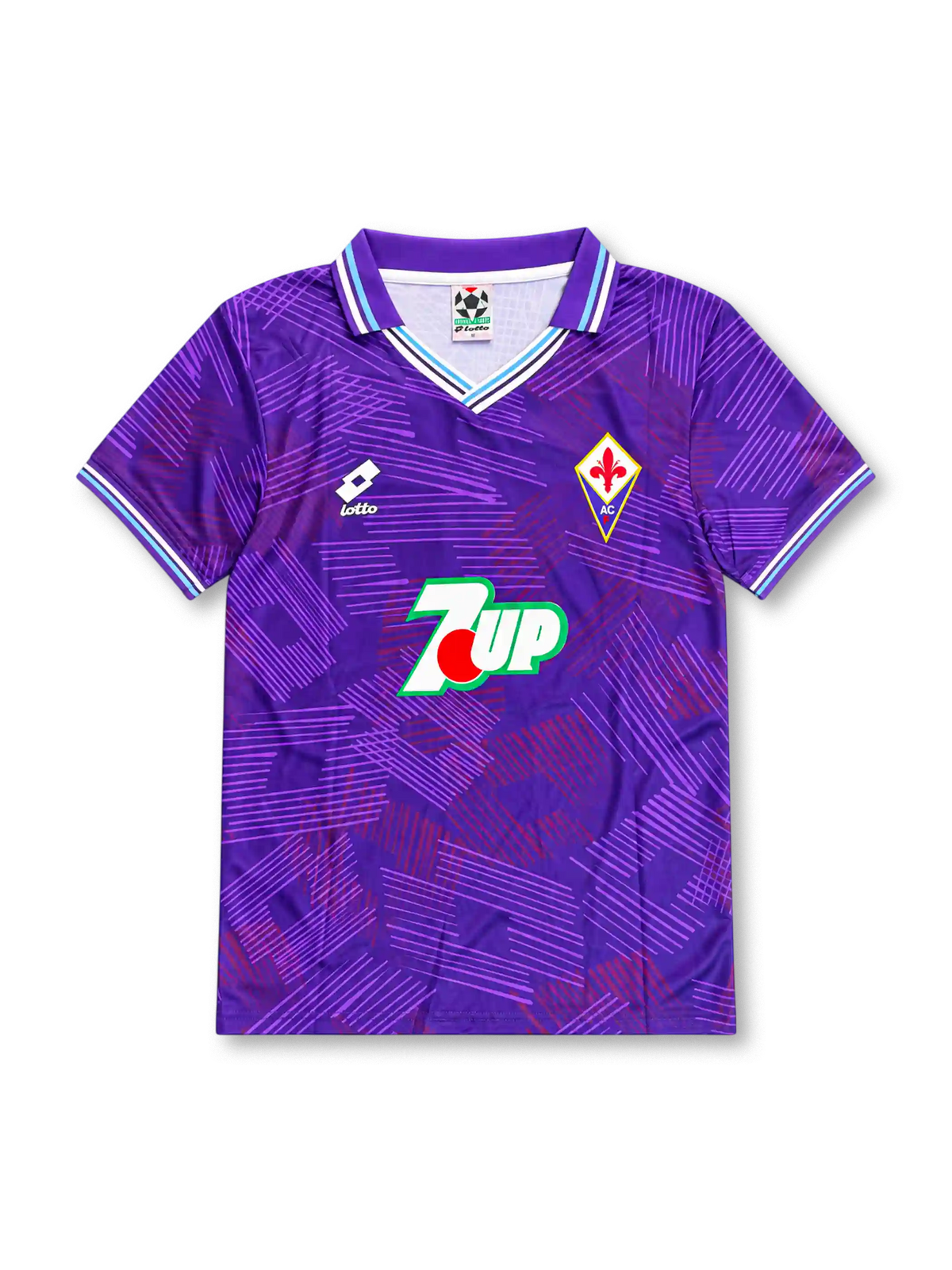 1992/93 フィオレンティーナ ホームユニフォーム バティストゥータ9番 パープル 7UP lotto