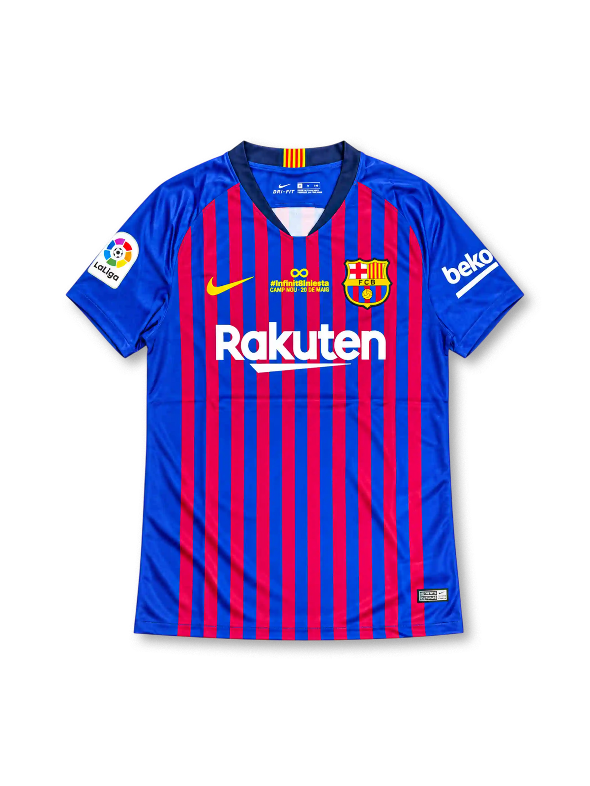 2018 FCバルセロナ イニエスタ ラストマッチ記念ユニフォーム 8番 ブラウグラナ #Infinit8Iniesta Rakuten