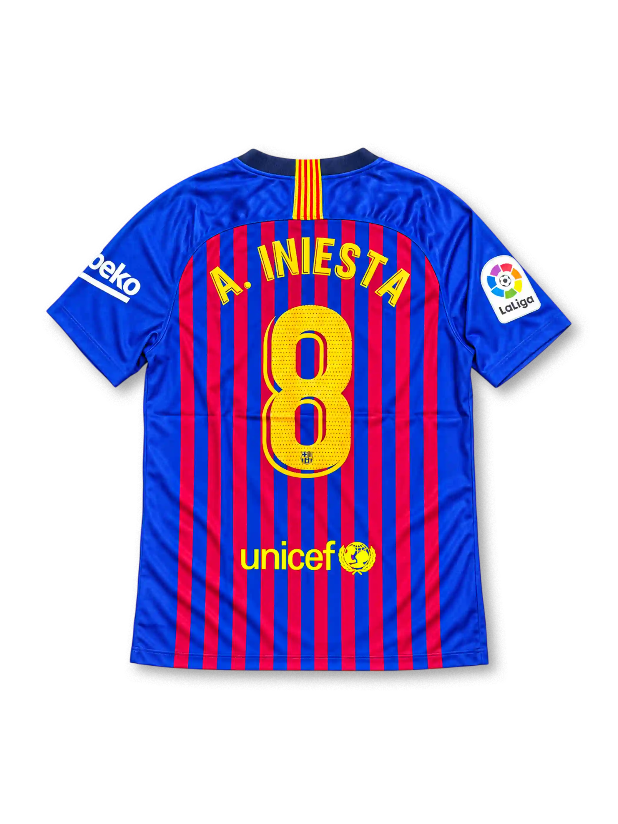 2018 FCバルセロナ イニエスタ ラストマッチ記念ユニフォーム 8番 ブラウグラナ #Infinit8Iniesta Rakuten