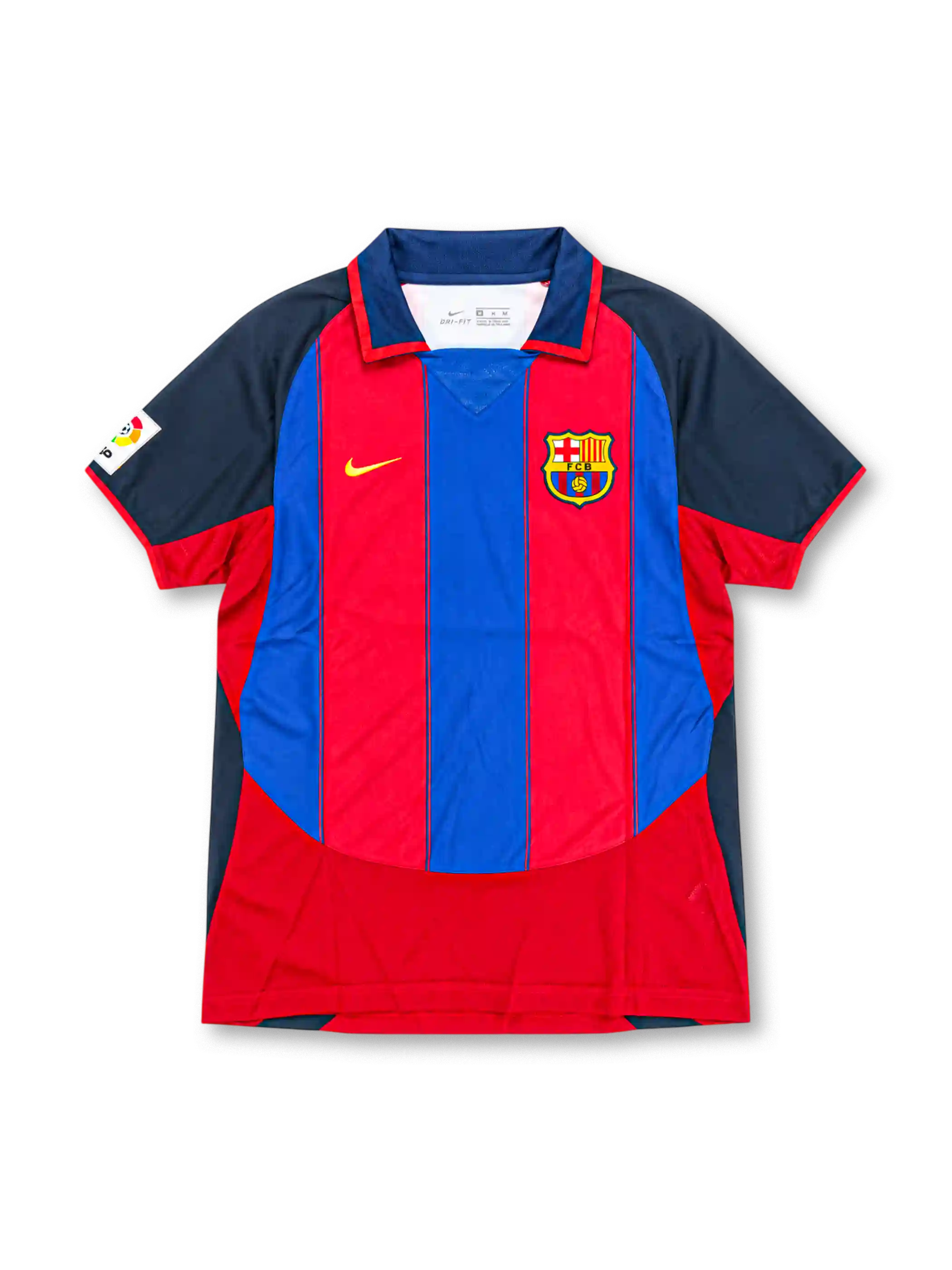2002/03 FCバルセロナ ホームユニフォーム ロナウジーニョ10番 ブラウグラナ ネイビー Nike LFP