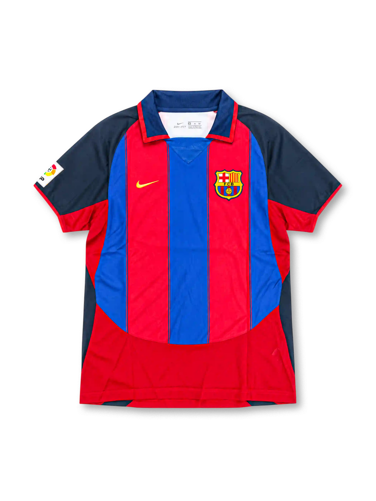 2002/03 FCバルセロナ ホームユニフォーム ロナウジーニョ10番 ブラウグラナ ネイビー Nike LFP