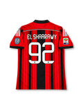 2014/15 ACミラン ホームユニフォーム エル・シャーラウィ92番 レッド ブラック 聖ゲオルギウス十字 Fly Emirates adidas
