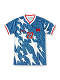 1994 アメリカ代表 W杯 アウェイユニフォーム ララス22番 デニム 星柄 adidas