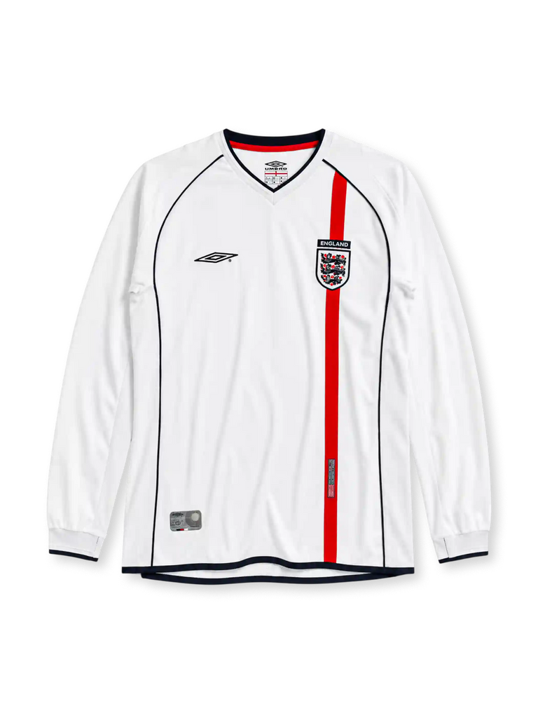 イングランド代表 2002年W杯 ホーム 長袖ジャージ-KICKO – KICKO JAPAN