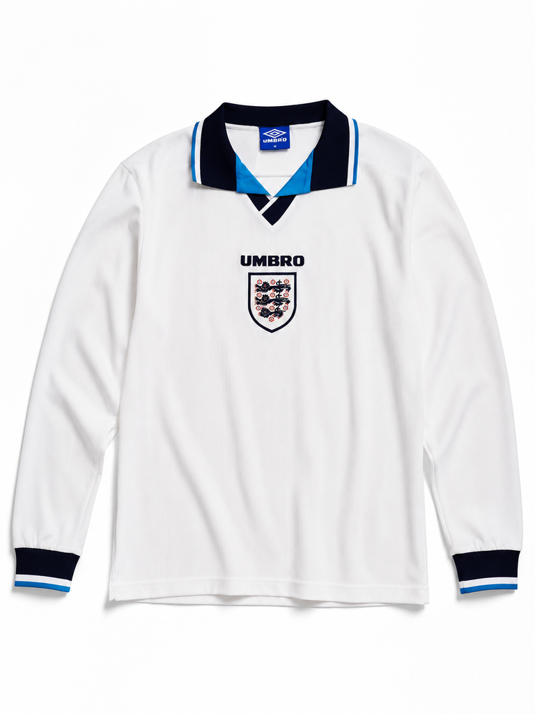 UMBRO イングランド代表 長袖プラクティスシャツ Umbro イングランド ホワイト 長袖シャツ UMBRO イングランド代表 長袖