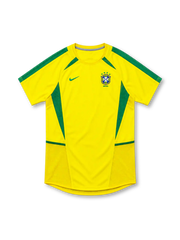 ブラジル代表 2002 ホーム ユニフォーム イエロー グリーンパネル CBF ナイキ