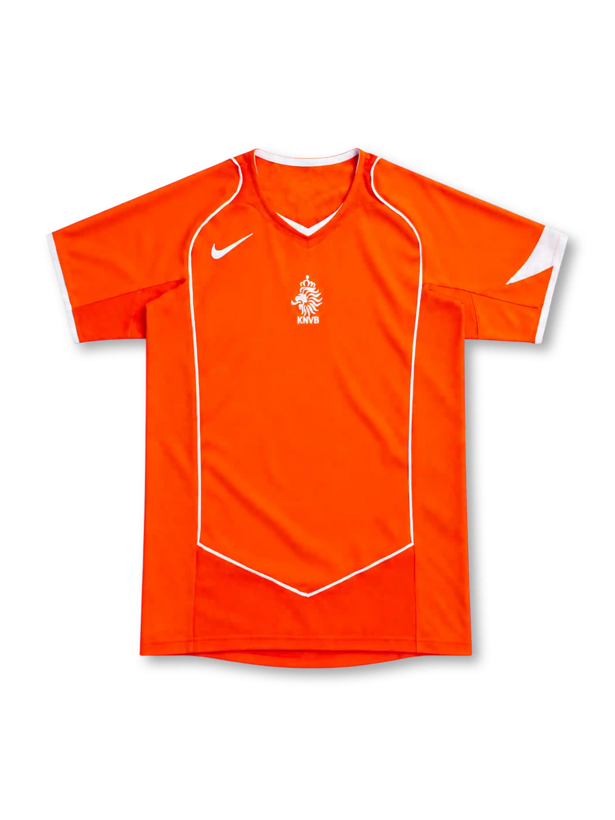 オランダ代表 2004 ホーム ユニフォーム オレンジ ホワイトパイピング KNVB ナイキ
