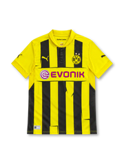 ボルシア・ドルトムント 2012-13 チャンピオンズリーグ ホーム ユニフォーム イエロー ブラック 縦縞 EVONIK プーマ