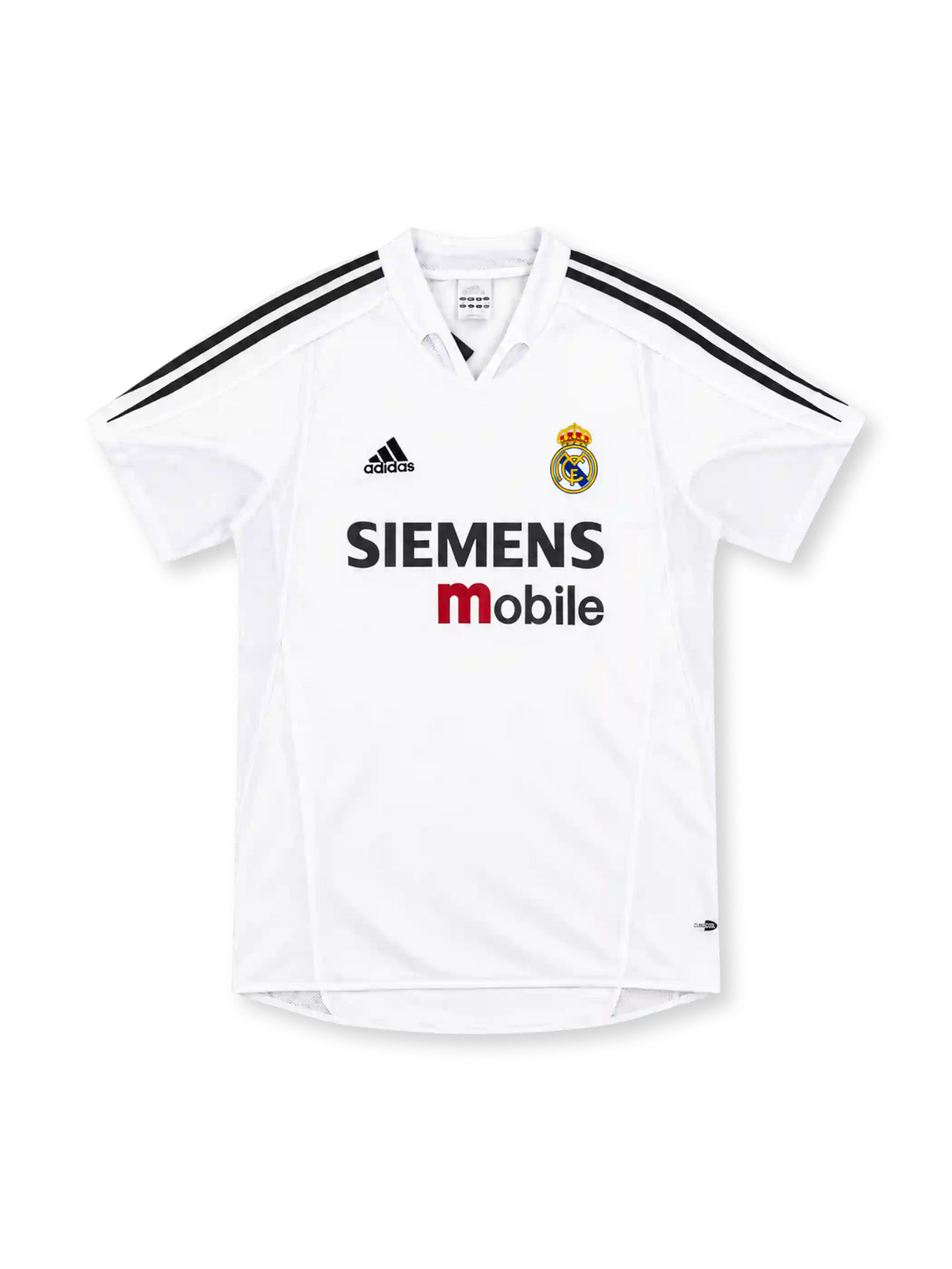 レアル・マドリード 2004/05 ホームユニフォーム ホワイト 黒スリーストライプ アディダス製 SIEMENS mobileスポンサー