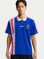 1994 フランス代表 ホーム レトロ サッカーユニフォーム adidas
