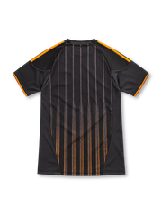 10/11 チェルシー アウェイ adidas製 黒地にオレンジの縦ピンストライプとSAMSUNGロゴが入ったレトロサッカーユニフォーム