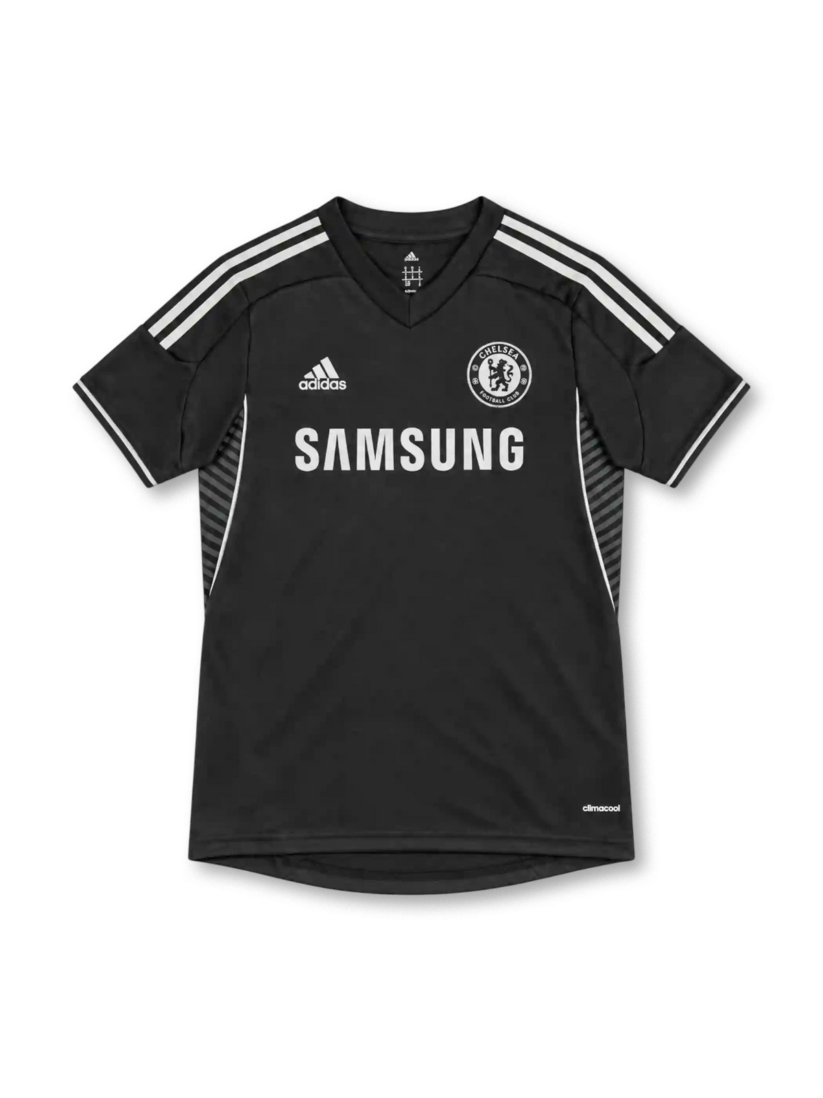 チェルシー 2013/14 サードユニフォーム ブラック シルバーのスリーストライプ ブラック＆シルバーのエンブレム アディダス製 SAMSUNGスポンサー