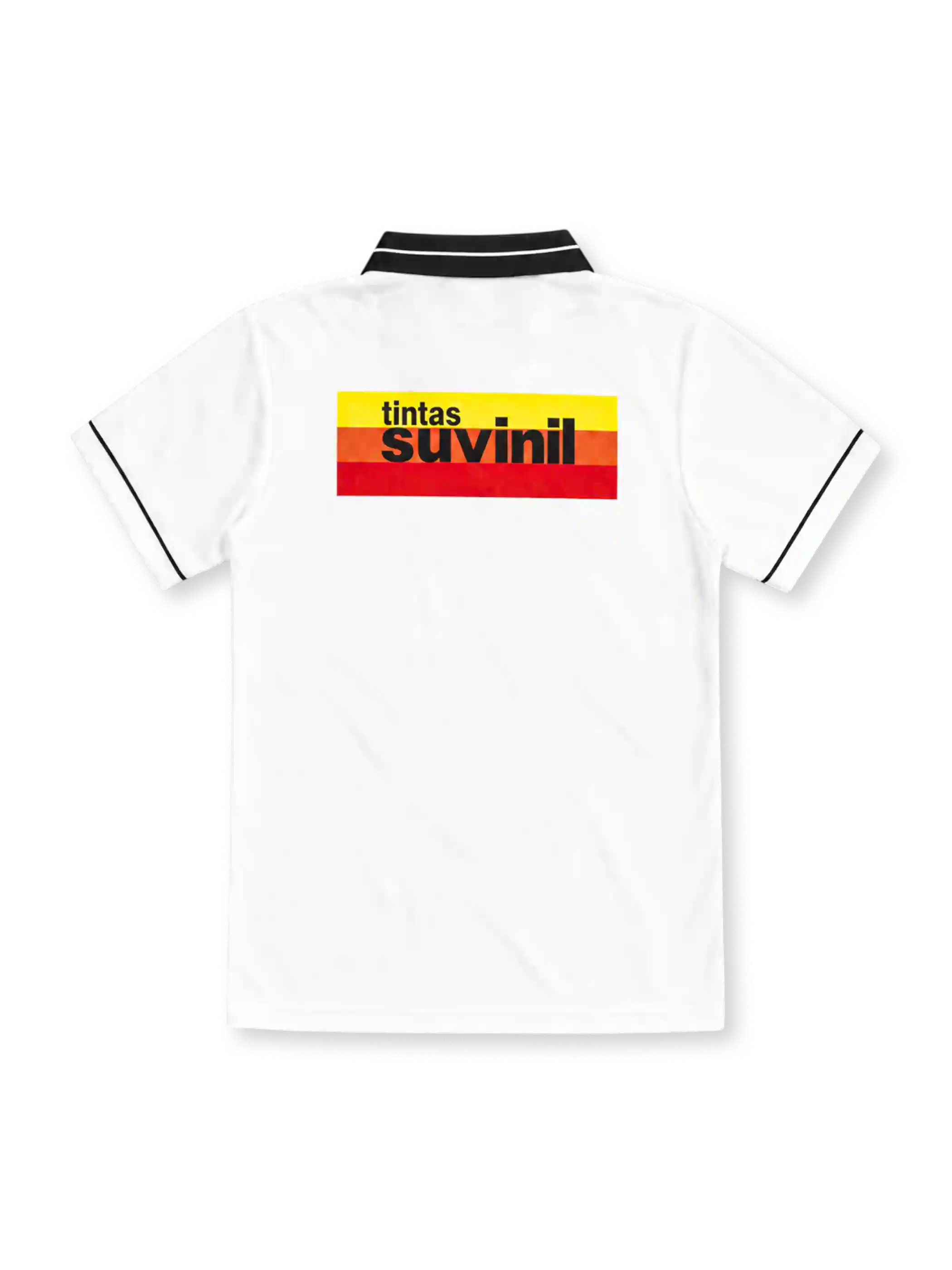 95/96 コリンチャンス ホーム Penalty製 黒い襟とsuvinilロゴが入った白いレトロサッカーユニフォーム