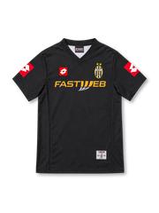 ユヴェントス 2001/02 アウェイユニフォーム ブラック Vネック 袖の赤いロゴ ロット製 FASTWEBスポンサー