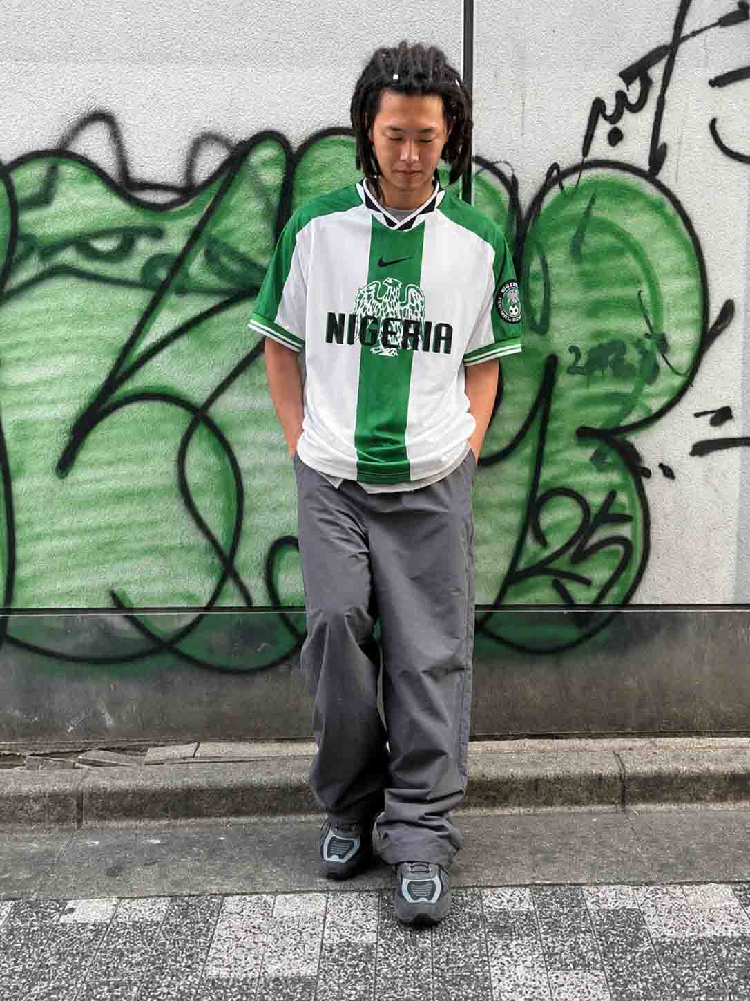 Nike NAIJA ナイジェリア代表セットアップジャージ　上下 ナイジェリア代表 1996 アウェイジャージ-KICKO – KICKO JAPAN