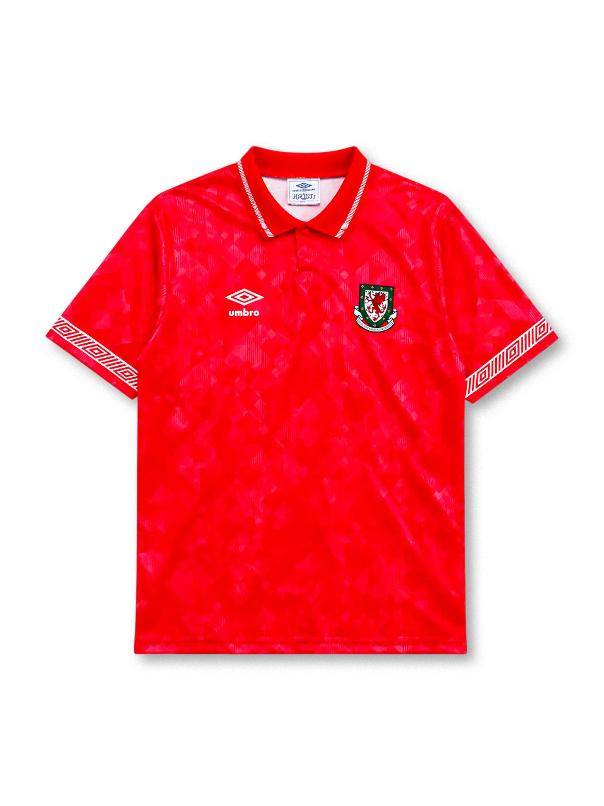 1990-92シーズン ウェールズ代表 ホームユニフォーム アンブロ