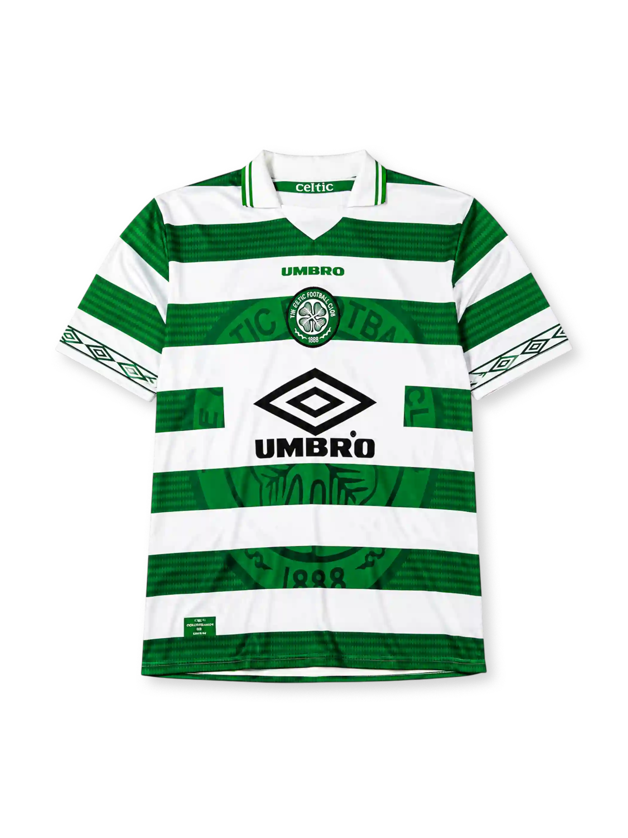 セルティック 1998/99シーズン ホームジャージ(グリーン×ホワイト、Umbro)