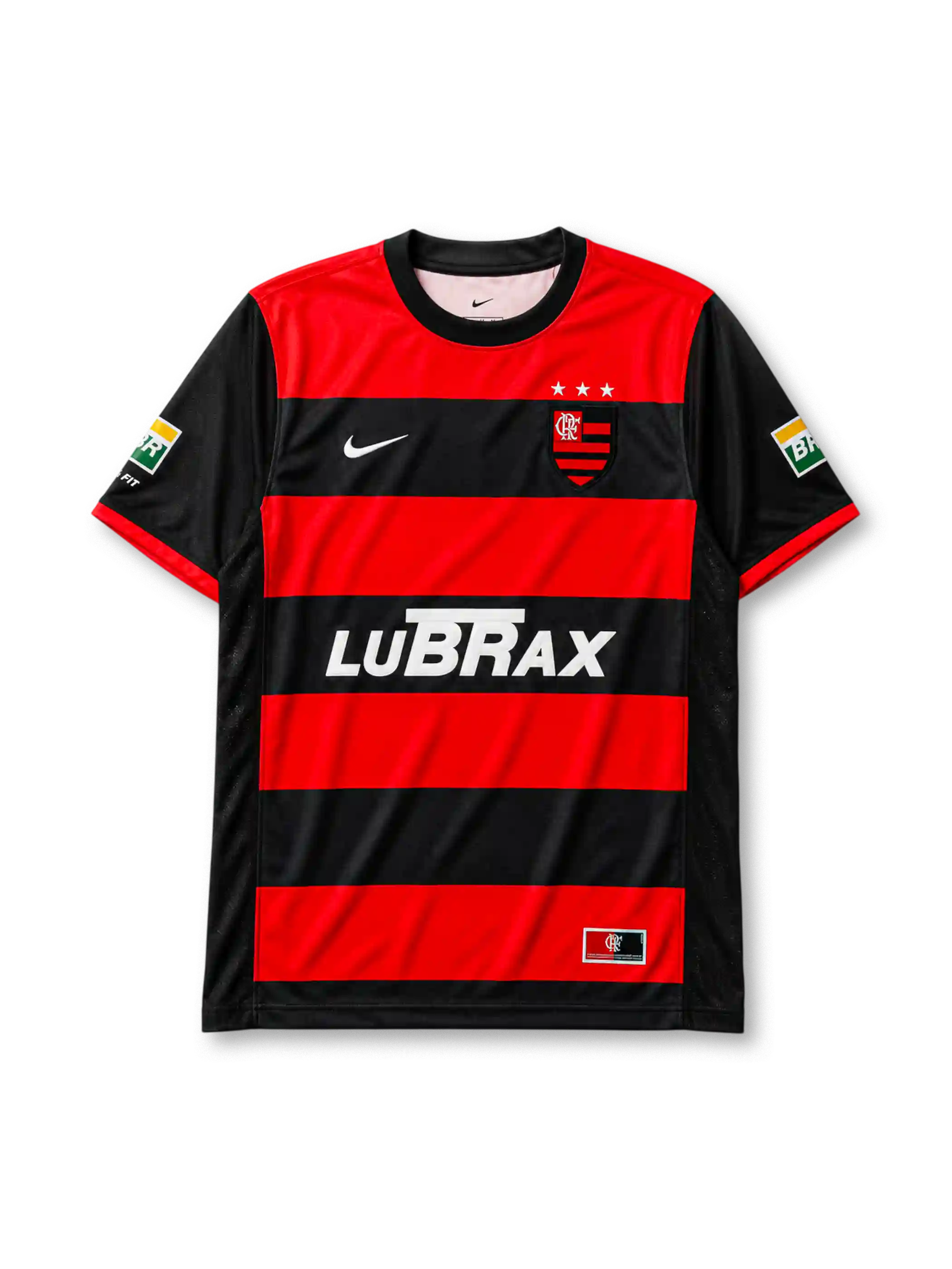 フラメンゴ 2000/01シーズン ホームジャージ(レッド×ブラック、LUBRAX)