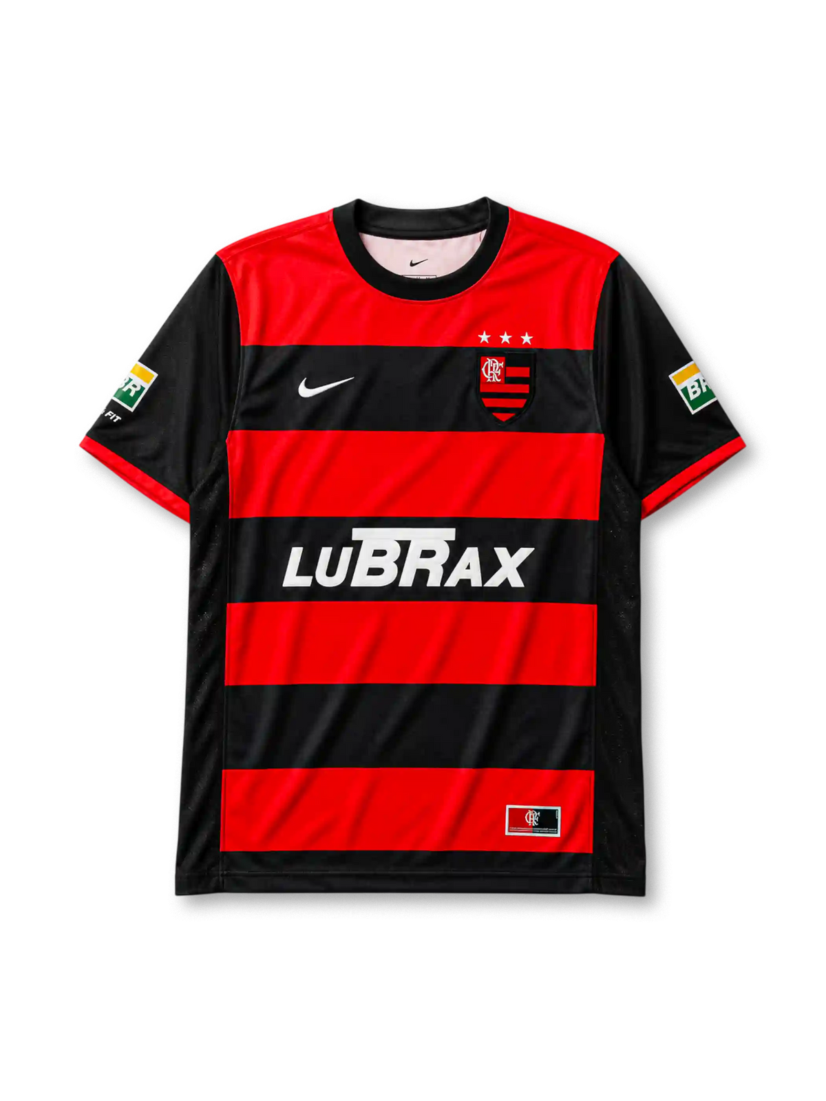 フラメンゴ 2000/01シーズン ホームジャージ(レッド×ブラック、LUBRAX)