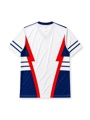 ユーゴスラビア代表 1990年イタリアW杯 アウェイジャージ(ホワイト×レッド×ネイビー、adidas)