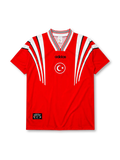 トルコ代表 1996年ユーロ96 ホームジャージ(レッド×ホワイト、adidas)