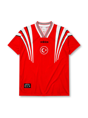 トルコ代表 1996年ユーロ96 ホームジャージ(レッド×ホワイト、adidas)