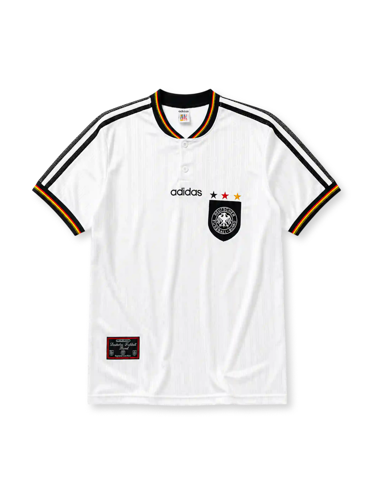 ドイツ代表 1996年ユーロ96 ホームジャージ(ホワイト、adidas)