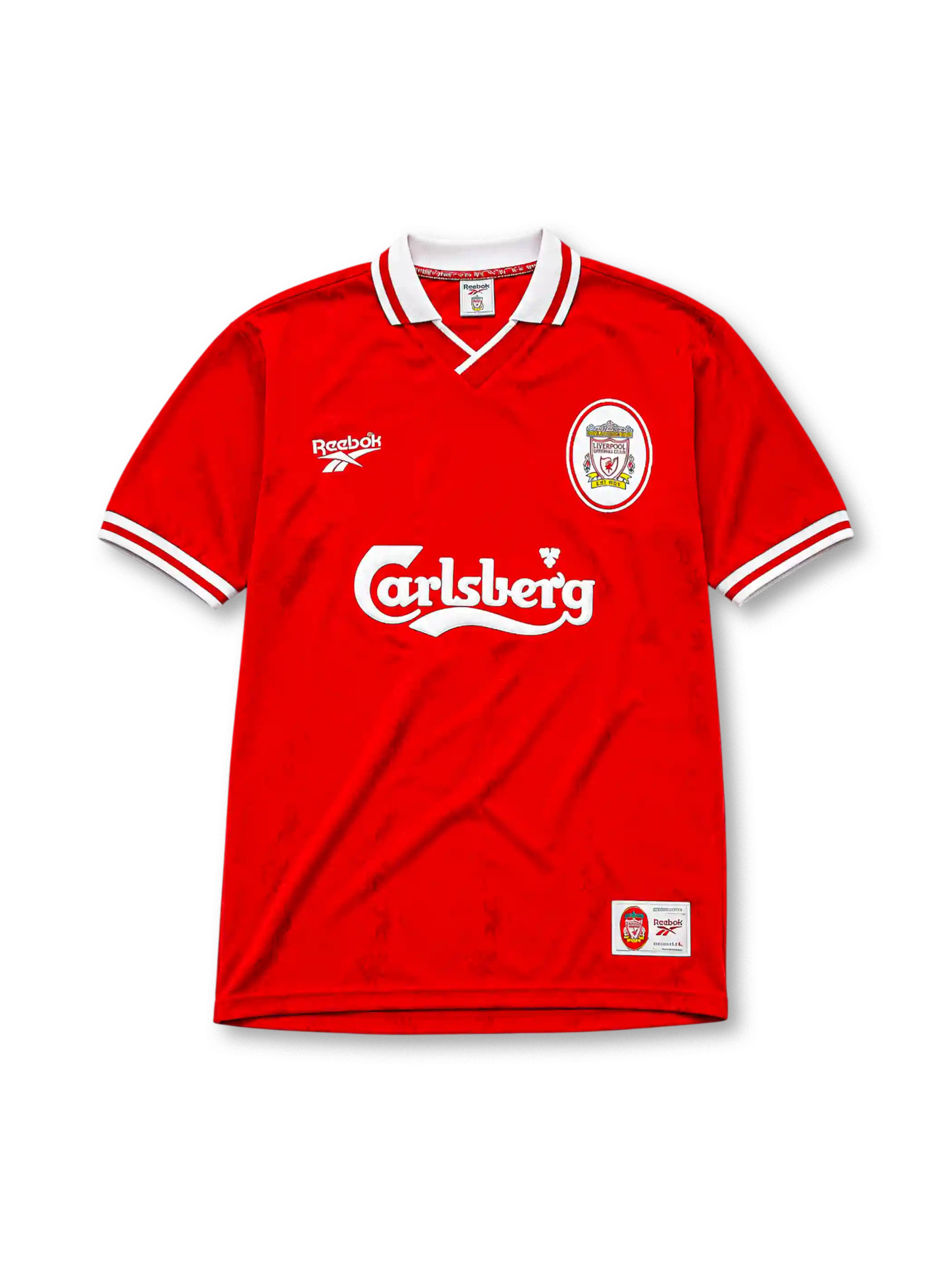リバプールFC 1996/97シーズン ホームジャージ(Reebok/Carlsberg、リバーバードエンブレム)