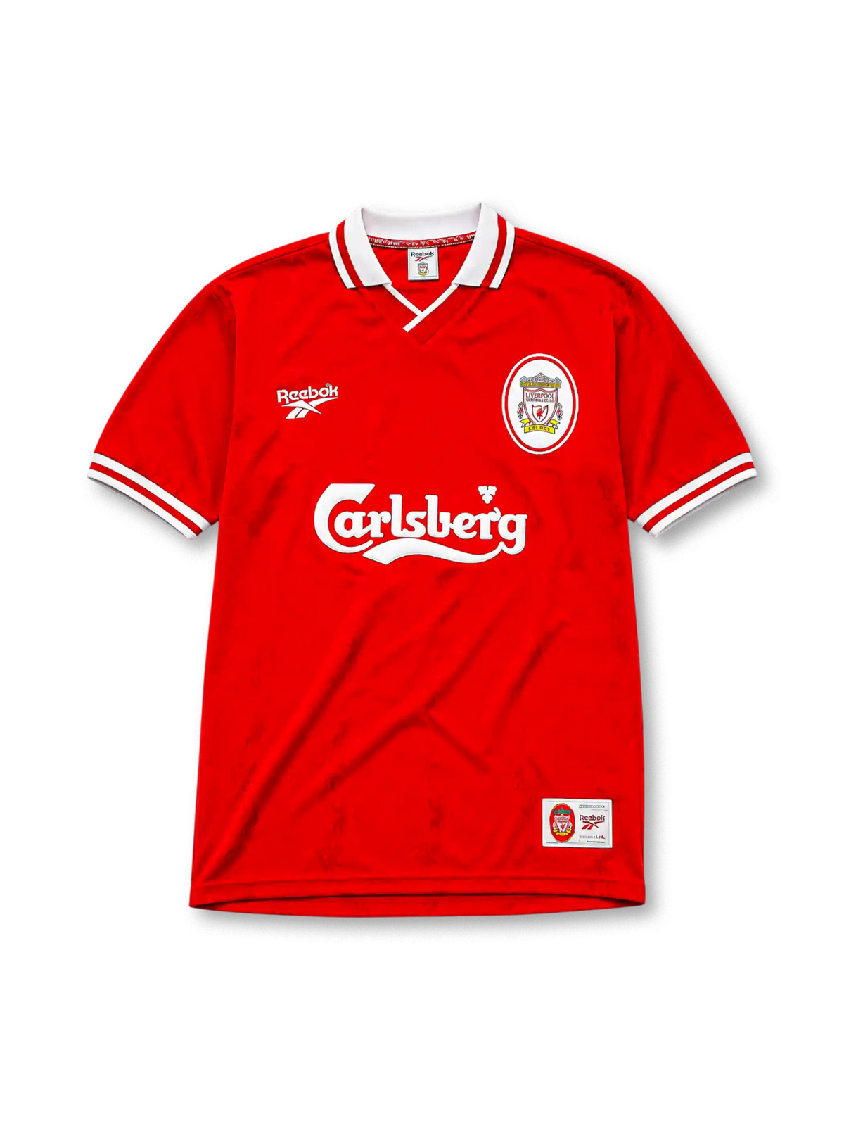 リバプールFC 1996/97シーズン ホームジャージ(Reebok/Carlsberg、リバーバードエンブレム)