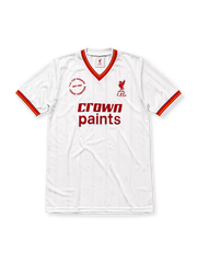 リバプールFC 1985/86シーズン アウェイシャツ(Crown Paints、二冠達成記念バッジ付き)