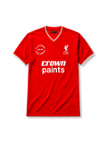リヴァプールFC 1985/86シーズン ホームシャツ(Crown Paints、二冠達成記念バッジ付き)