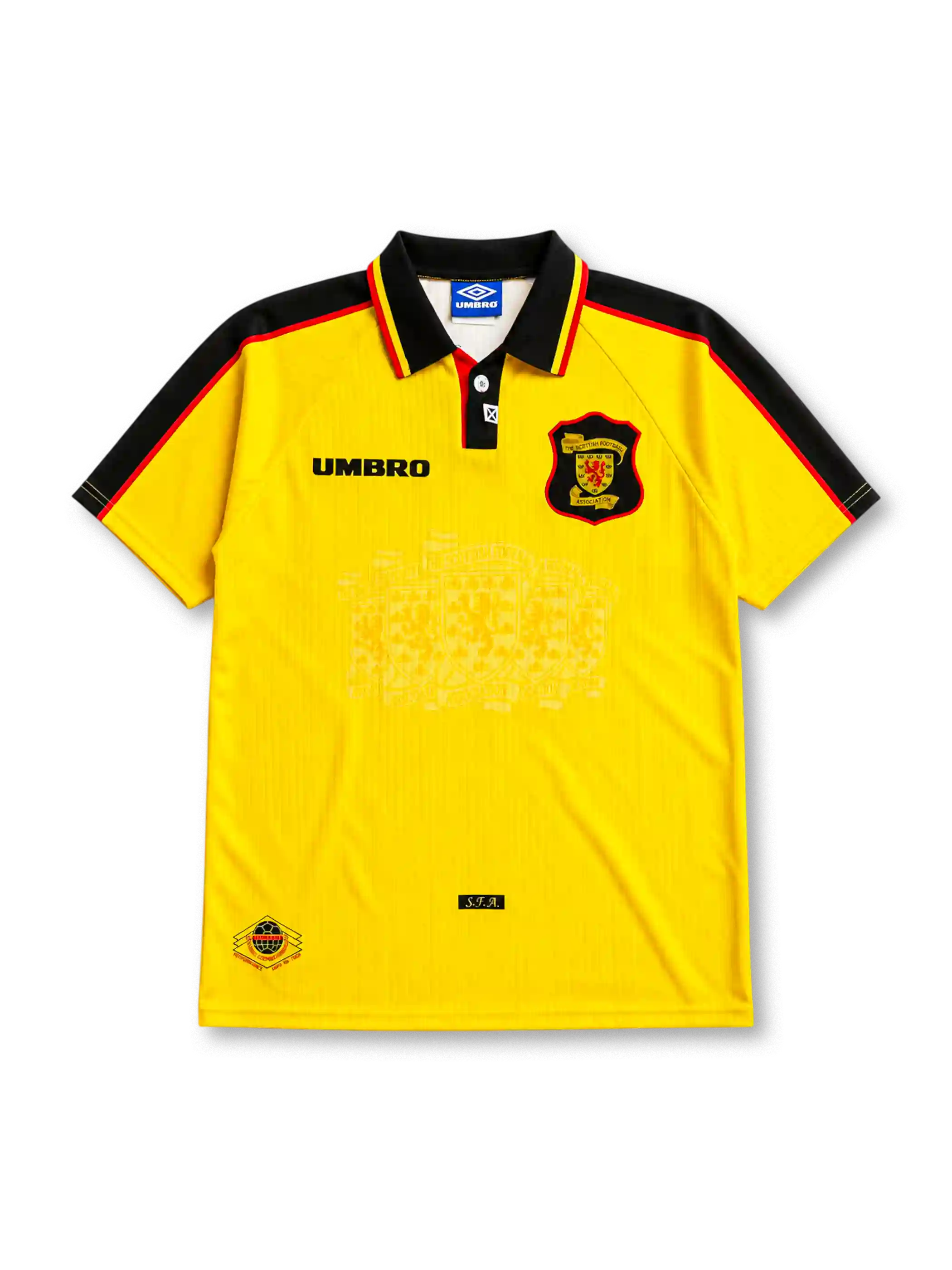 スコットランド代表 1996/98シーズン アウェイシャツ(Umbro、1998年フランスW杯着用モデル)