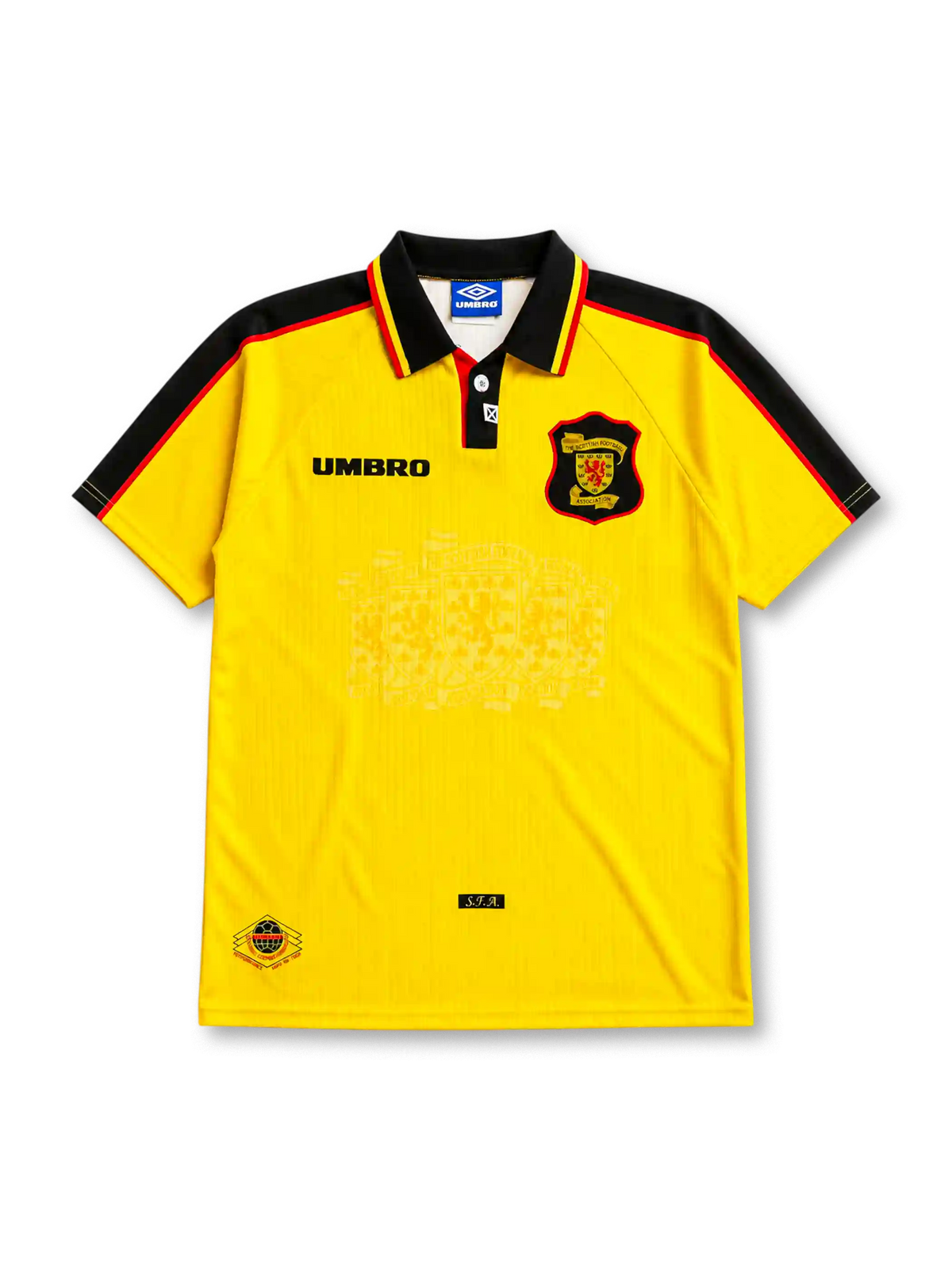 スコットランド代表 1996/98シーズン アウェイシャツ(Umbro、1998年フランスW杯着用モデル)