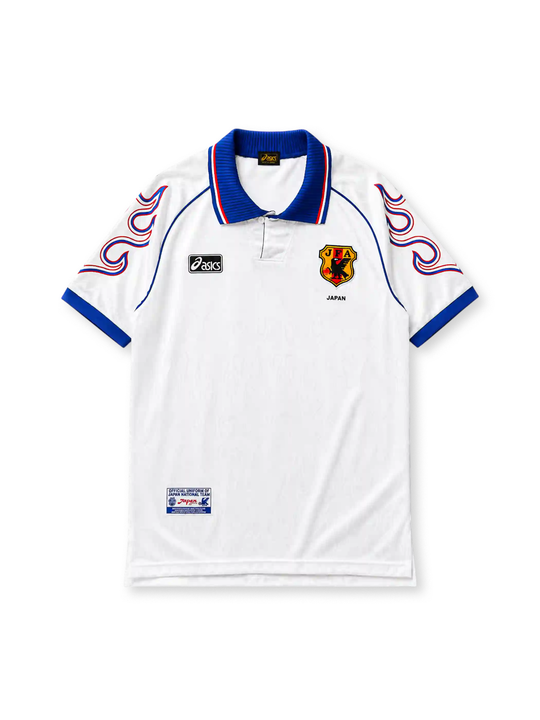 日本代表 1998シーズン アウェイシャツ(Asics、1998年フランスW杯初出場記念モデル)